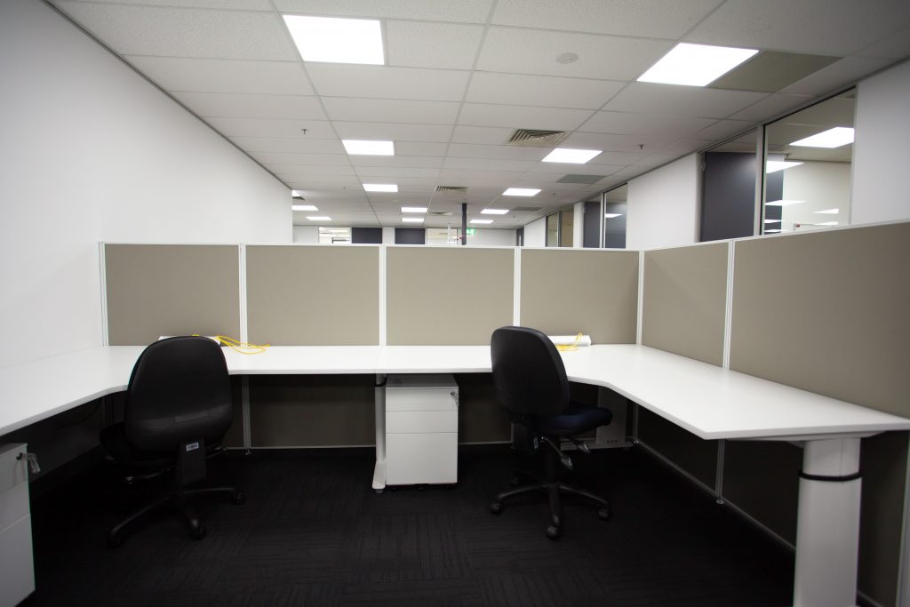 Image of Office cubicle partition