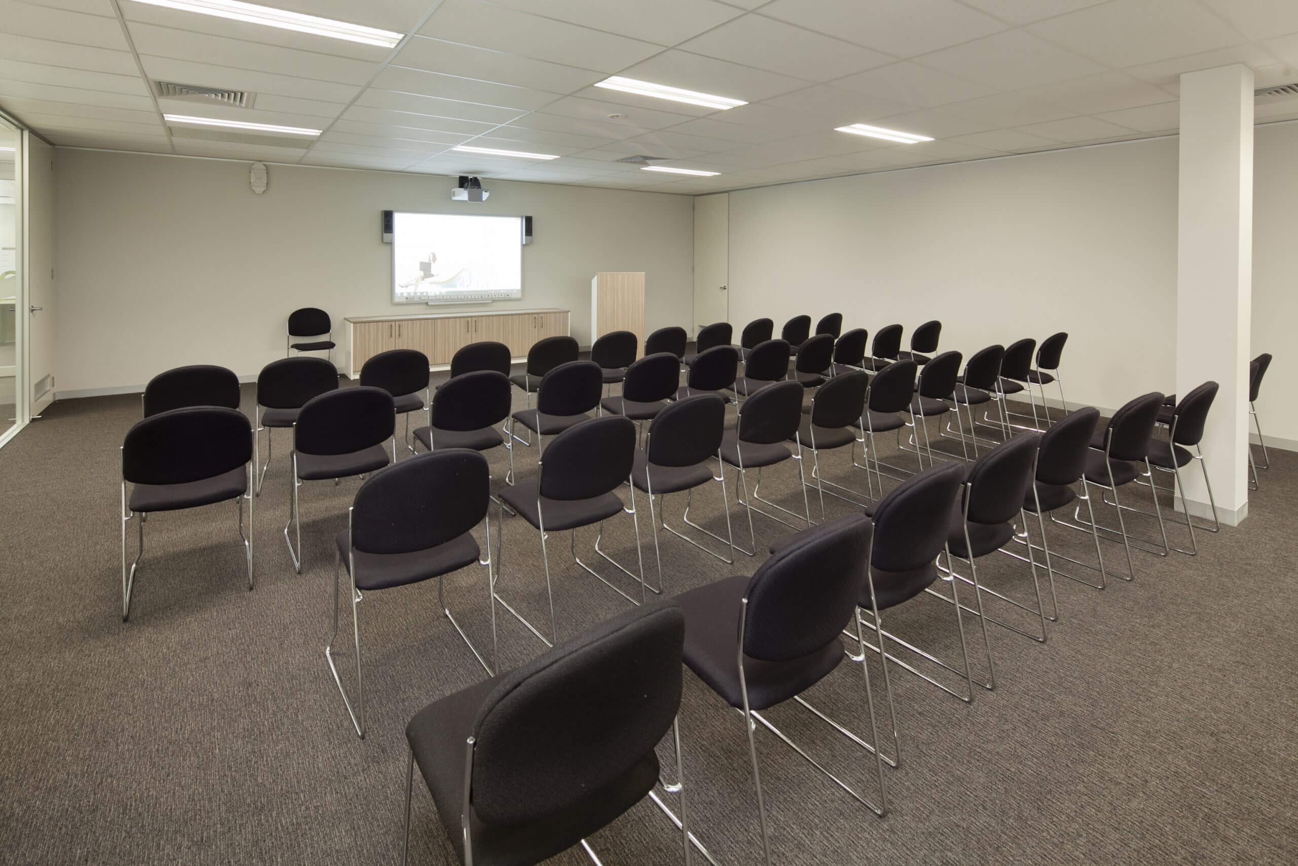 Image of our office seats in conference room